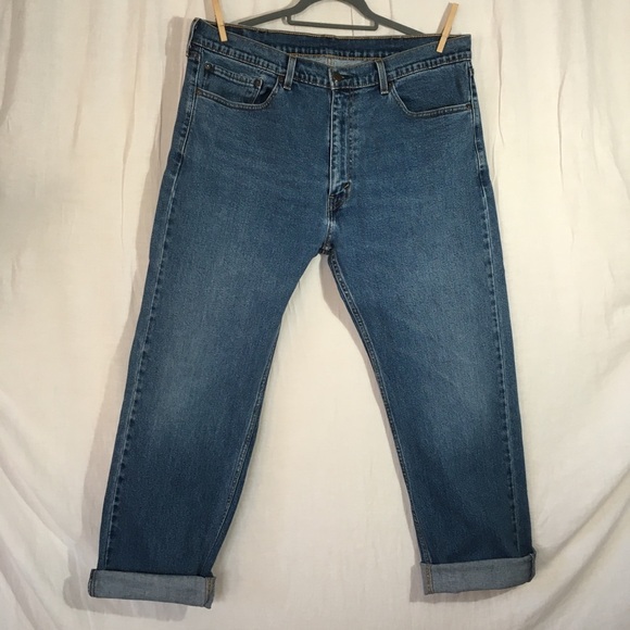 Levi’s 505 Straight Leg High Rise Plus Size Jeans - Picture 2 of 7